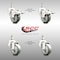 Service Caster 3 Inch 316SS Gray Polyurethane 1/2 Inch Threaded Stem Caster Lock Brake SCC, 2PK SCC-SS316TSTTL20S314-PPUB-121315-2S2 - alternate 3